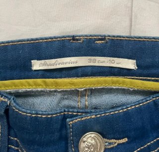 Shorts Stradivarius Blu Denim Taglia M