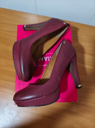 Zapatos tacón granates MariaMare t.39