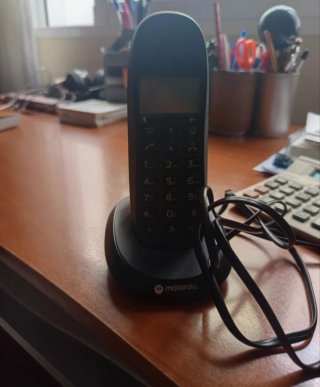 Teléfono Inalámbrico Motorola Negro