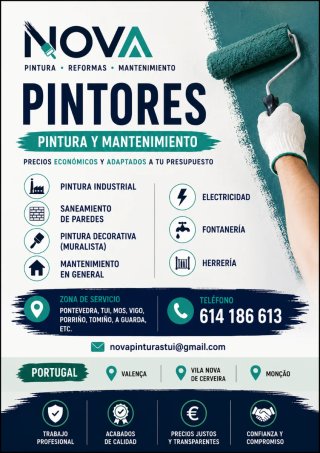 Pintores/Electricidad/Fontanería/Herreria