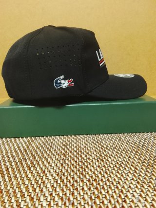 Gorra Lacoste Paris 33 Negra. Talla única