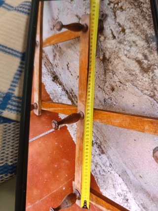 Perchero extensible madera