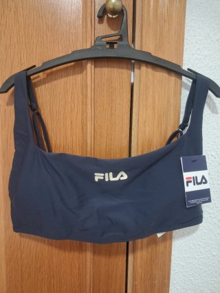 2 Tops Bikini Fila Bandeau uno Rojo y  otro azul