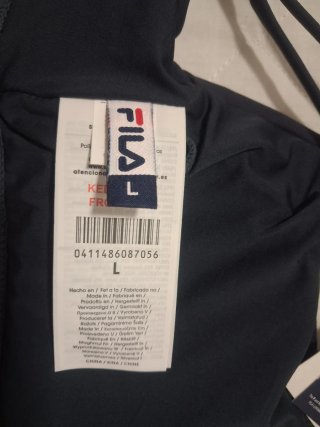 2 Tops Bikini Fila Bandeau uno Rojo y  otro azul