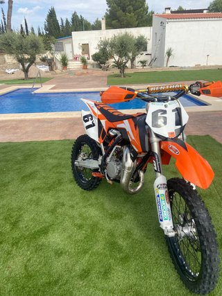 KTM 85 2016 Motocross Naranja Blanca