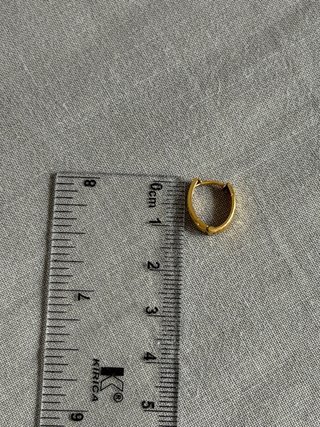 Pendientes Aro Oro 18k 1.20g