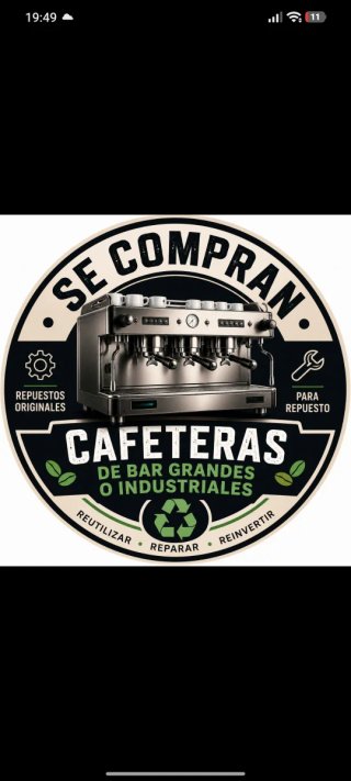 Cafeteras de bar/industriales
