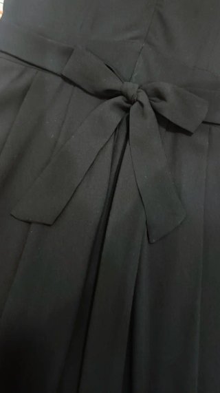 Vestido fiesta negro flores