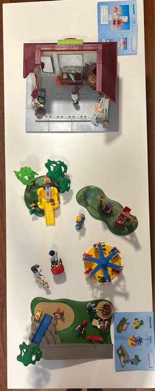 Pack Playmobil Parque + Pizzería
