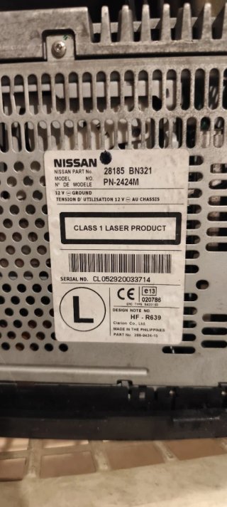 Radio Nissan Almera 2000-2003