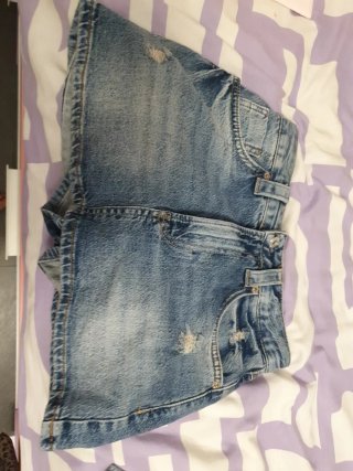 Falda pantalón vaquera Stradivarius