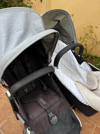 Bugaboo Donkey Gemelar/ Carrito Doble Convertible