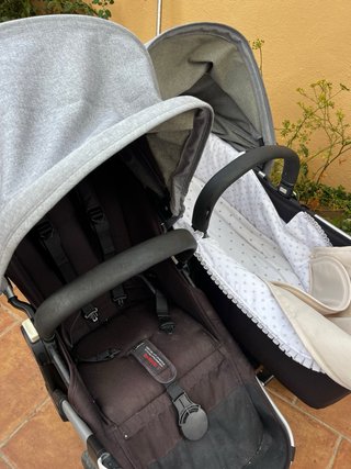 Bugaboo Donkey Gemelar/ Carrito Doble Convertible