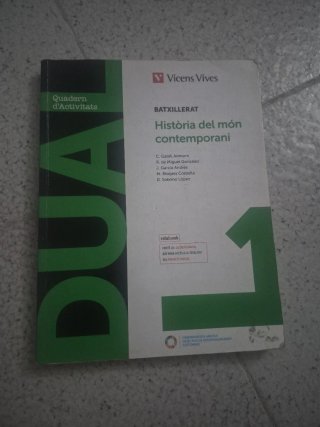 Libro bachillerato de historia en catalan