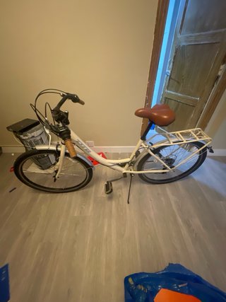 Bicicleta Paseo Blanca Casi Nueva