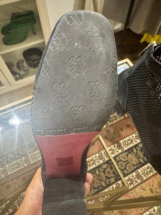 Botines de cuña negros