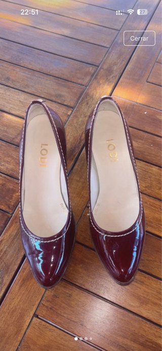 Tacones Lodi Rojo Talla 38