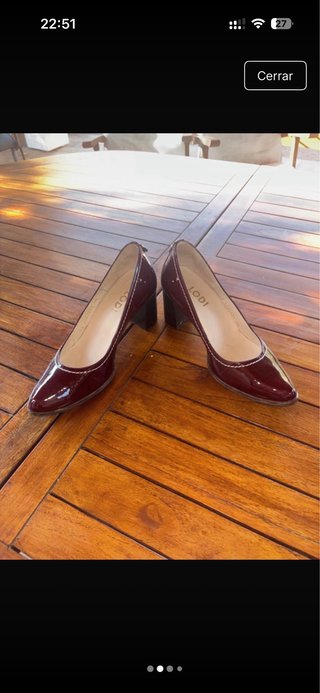 Tacones Lodi Rojo Talla 38