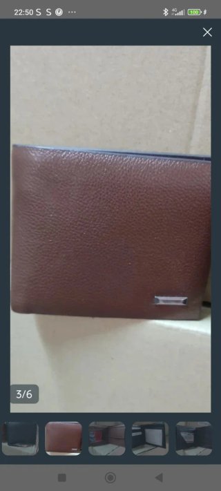 Cartera  marrón y negra