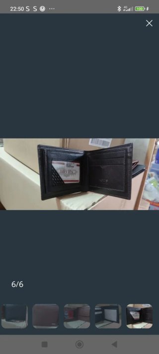 Cartera  marrón y negra