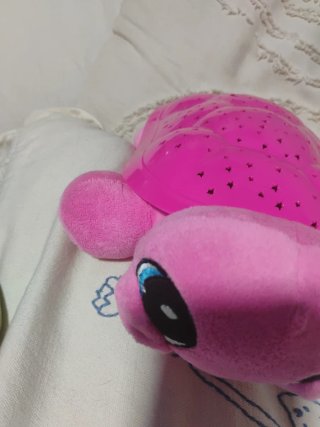 Tortuga Proyector Luces y Melodías Rosa
