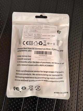 Pack 2 Cargadores Rápidos USB-C con Cable (Nuevos/