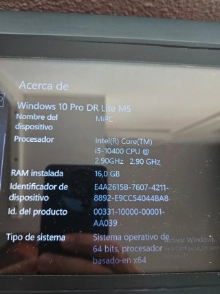 Placa Intel i5 10400, Micro y RAM