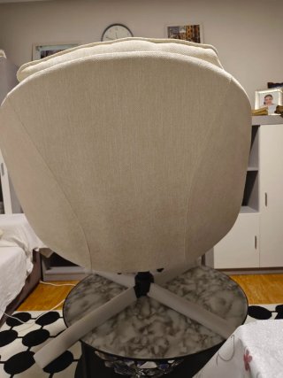 Sillón individual giratorio moderno beige