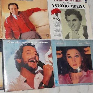 Lote 12 Vinilos Españoles 80s Pop Rock Latino