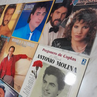 Lote 12 Vinilos Españoles 80s Pop Rock Latino
