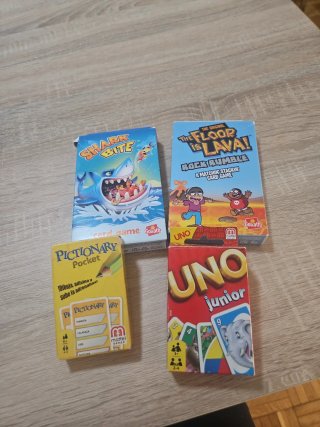 Lote de 4 juegos de cartas infantiles