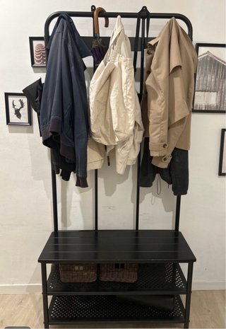 Banco zapatero y perchero NIPÅSEN Ikea