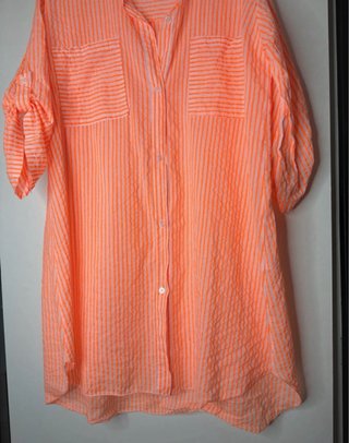 Camisola Vestido Naranja Talla Única