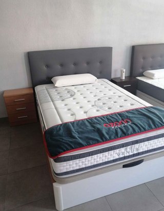Base Cama Canapé Abatible Gris
