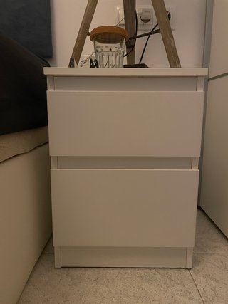 Mesita Cajonera Kullen Ikea Blanca