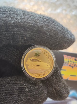 Moneda Oro Regreso al Futuro 1/4 oz