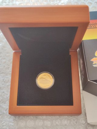 Moneda Oro Regreso al Futuro 1/4 oz