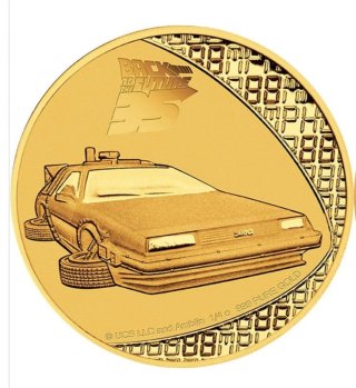 Moneda Oro Regreso al Futuro 1/4 oz