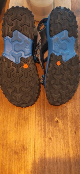 Sandalias Quechua niño azul multicolor