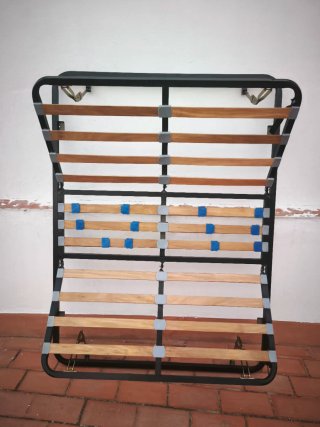 Cama Provenzal Madera 135cm Completa..con trabieza