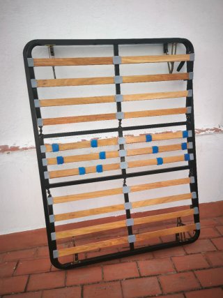 Cama Provenzal Madera 135cm Completa..con trabieza