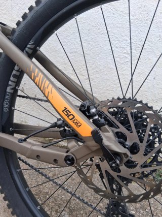 Bicicleta Montaña, suspensión RockShox.