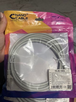 Cable de red NANO CABLE Cat 6A UTP 2M