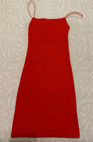 Vestido rojo tirantes