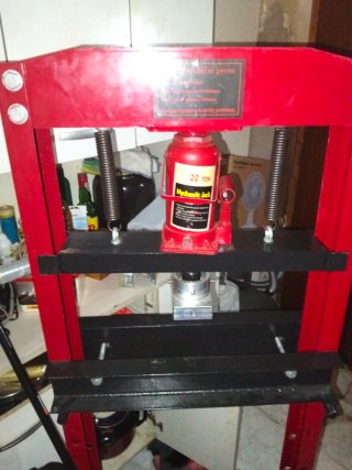 Prensa Hidráulica 20 Ton Con sistema de temp.