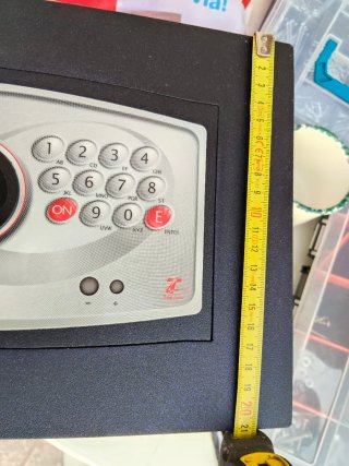 Cassaforte Technomax Nera e Argento