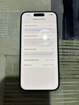 iPhone 15 Pro negro