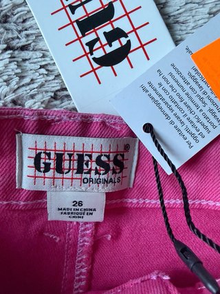 Guess Originals Pantalón Cargo Rosa