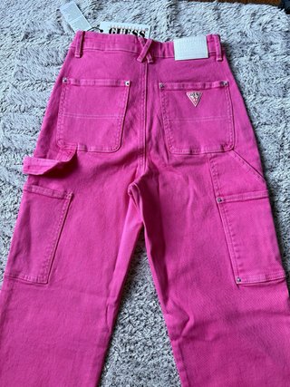 Guess Originals Pantalón Cargo Rosa