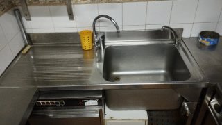 Fregadero Acero Inox con Escurridor